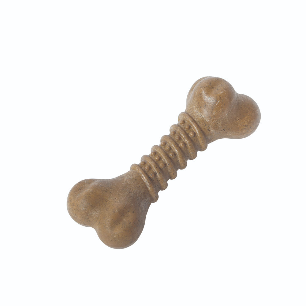 M Pets Chewood Bone Chew Toy for Dogs (Brown)