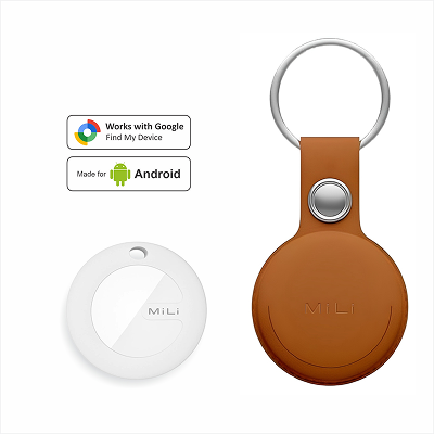 Mitag Go Anti Loss Device with Keychain Tracker (Brown) | Android
