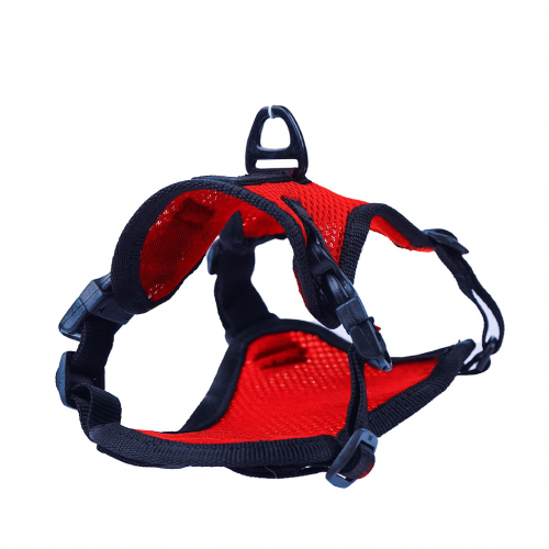 Skatrs Harness with Leash for Cats (Red)