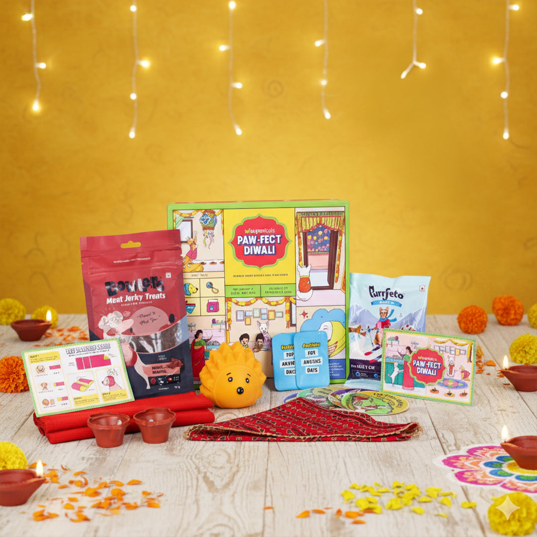Supertails Pawfect Diwali Gift Box | Limited Edition Cat and Dog Friendly Diwali Gift Hamper