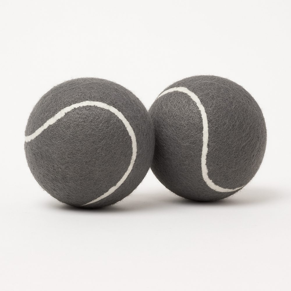 Talking Dog Club Tennis Ball Toy for Dogs (Grey)