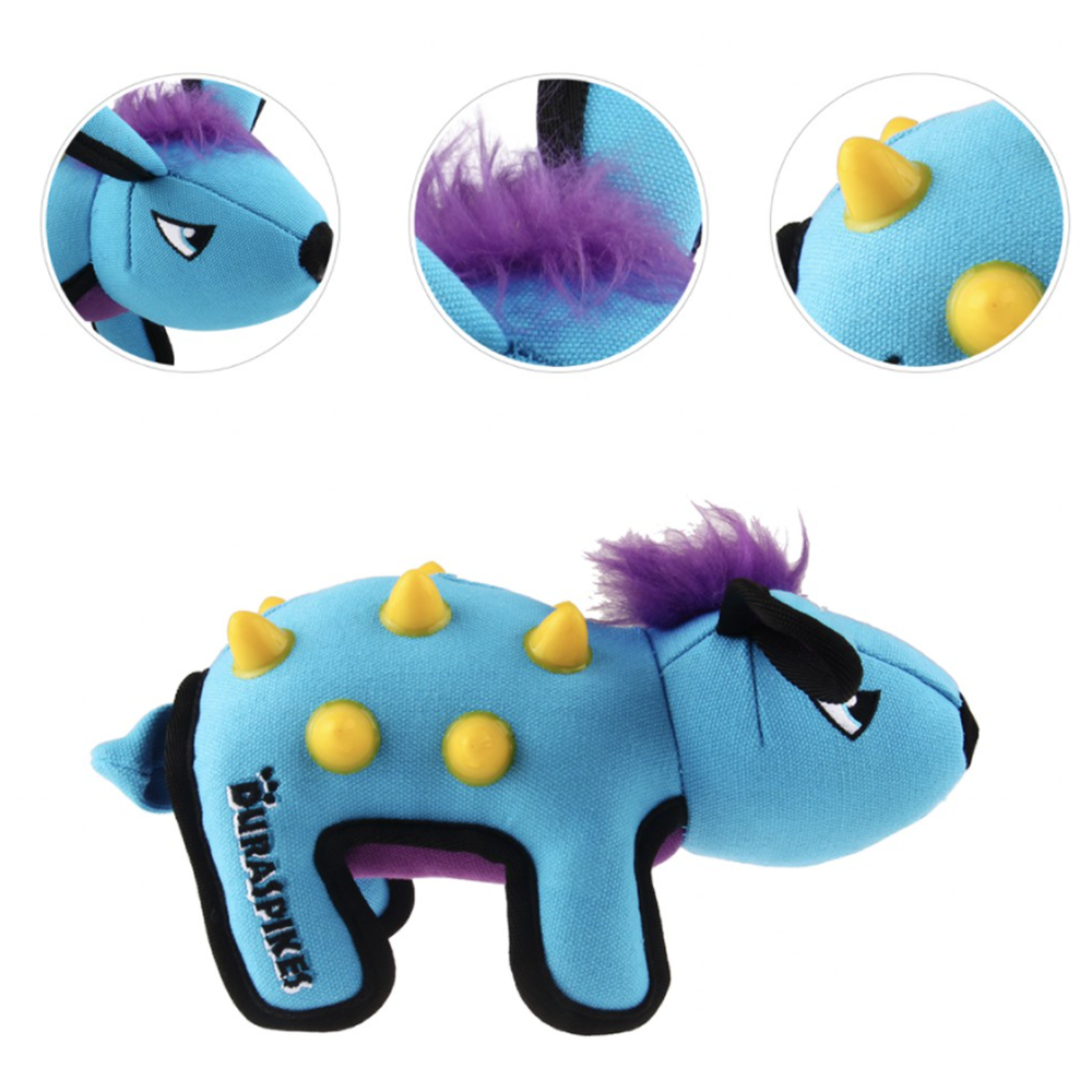 GiGwi Duraspikes Rabbit Toy for Dogs (Blue)