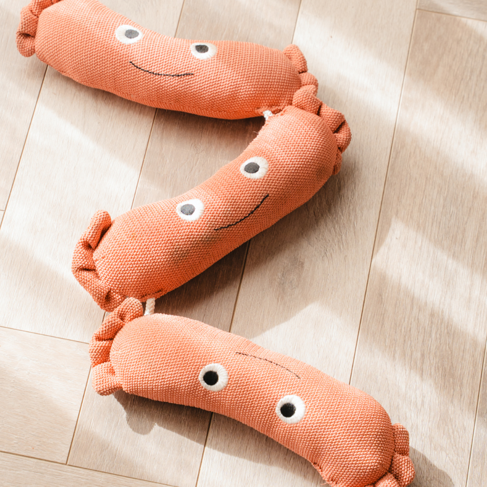 Pet Set Go Sausage Plush Toy for Dogs (Brown)