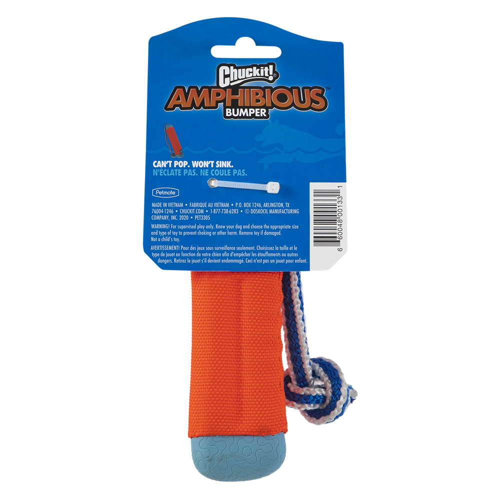 Chuckit! Amphibious Bumper Toy for Dogs (Orange)