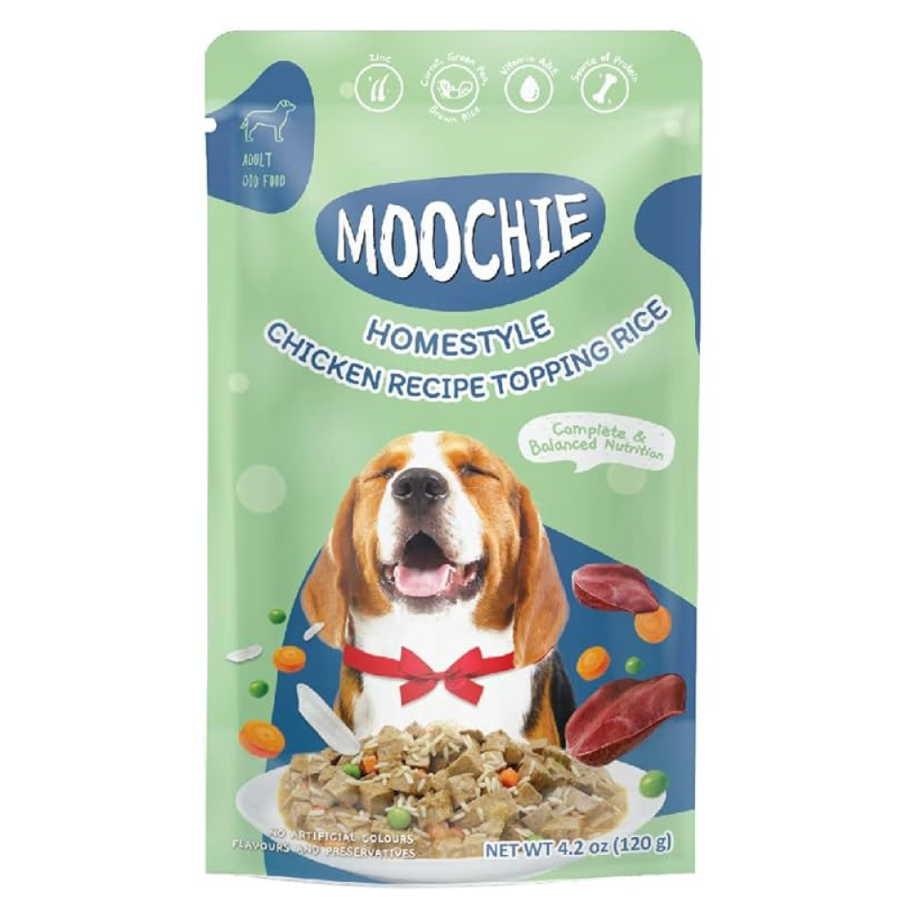 Moochie Homestyle Chicken and Rice Gravy Adult Dog Wet Food