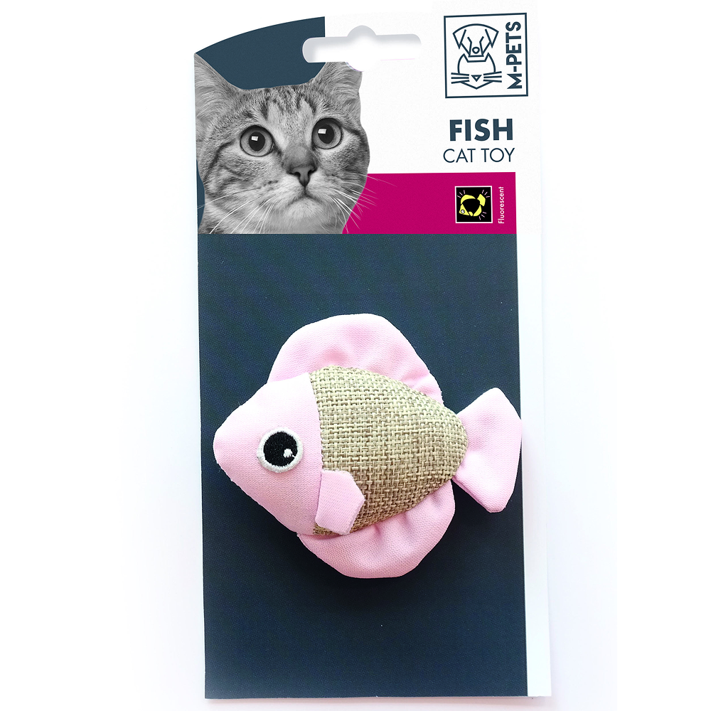 M Pets Fish Wand Toy for Cats