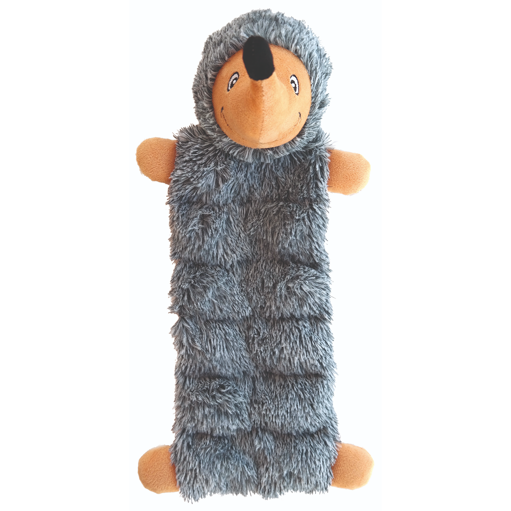 M Pets Erizo Plush Toy for Dogs (Grey)