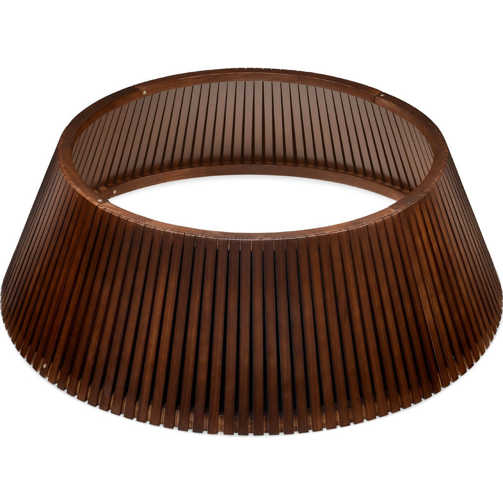 Christmas Tree Collar, Solid Wood Slatted Tree Accessory - 42in