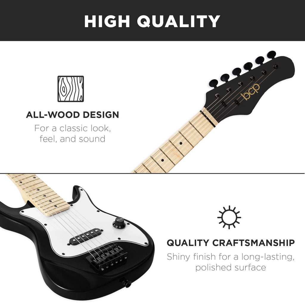 Kids Electric Guitar Beginner Starter Kit w/ 5W Amplifier - 30 in