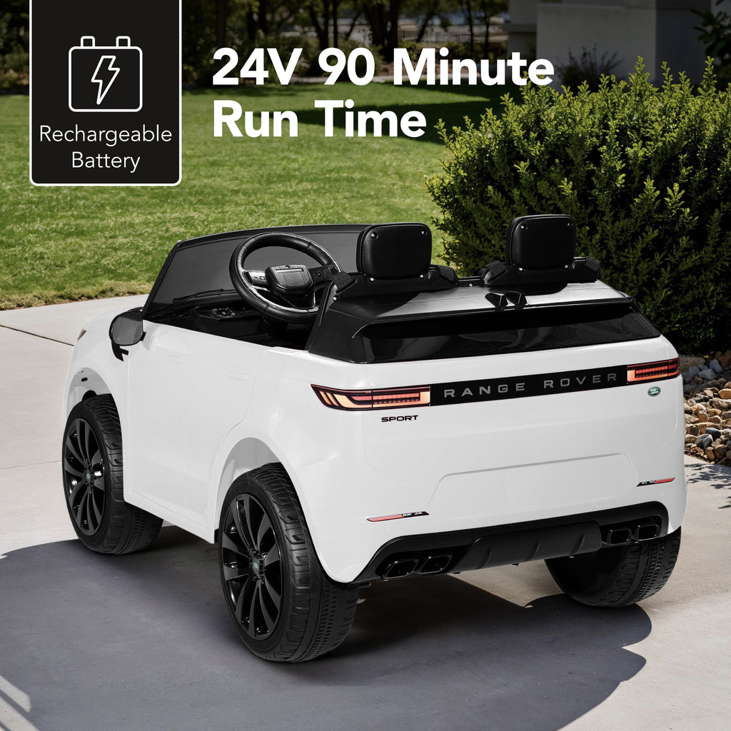 24V 2-Seater Licensed Range Rover Sport Ride-On Car w/ Parent Control