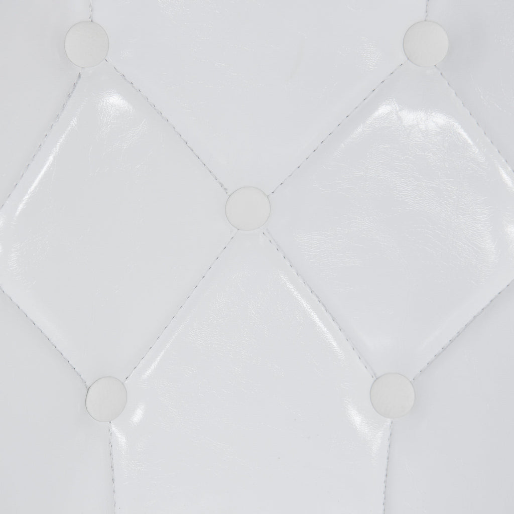 Adjustable Tufted Round Swivel Accent Chair