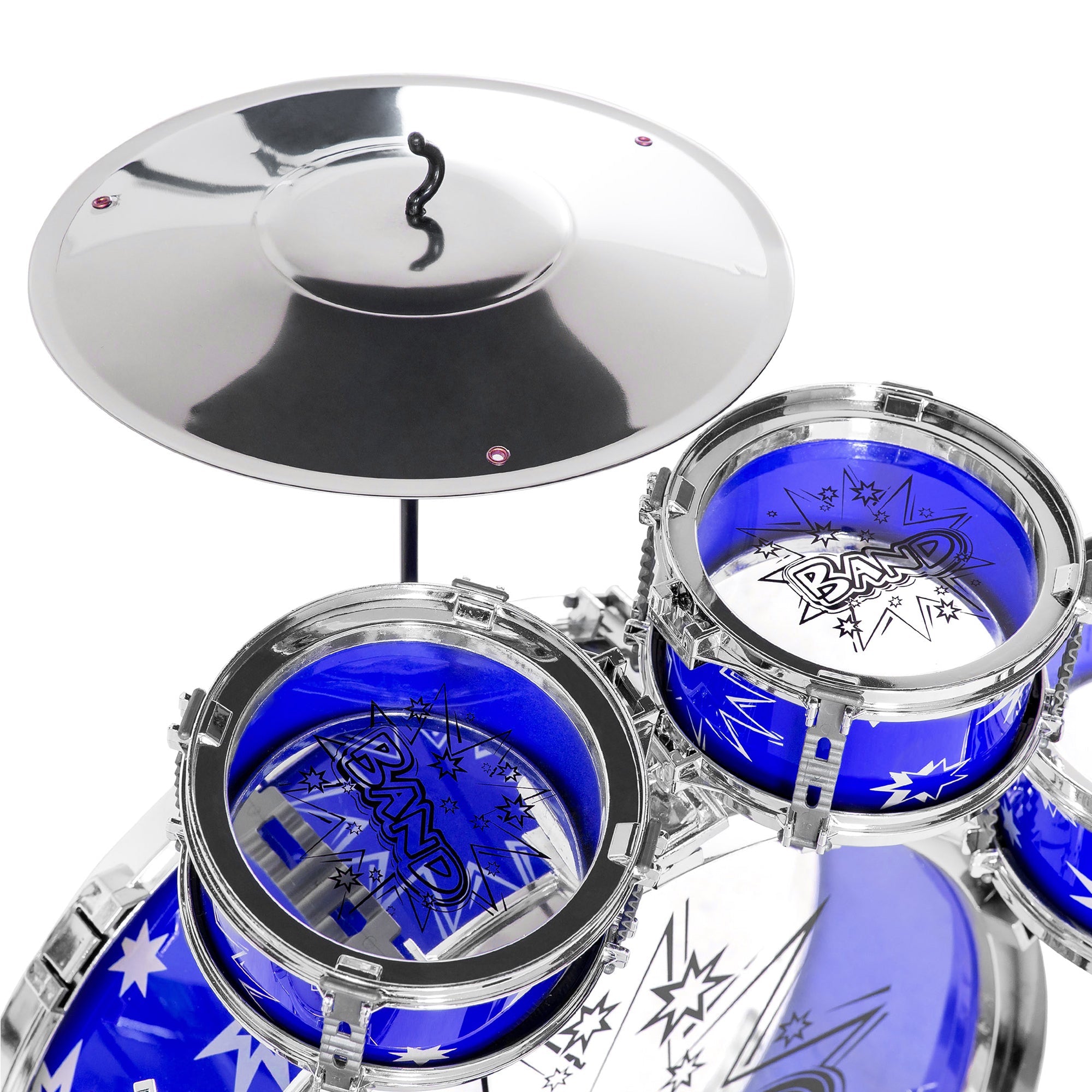 11-Piece Kids Beginner Drum Percussion Musical Instrument Toy Set