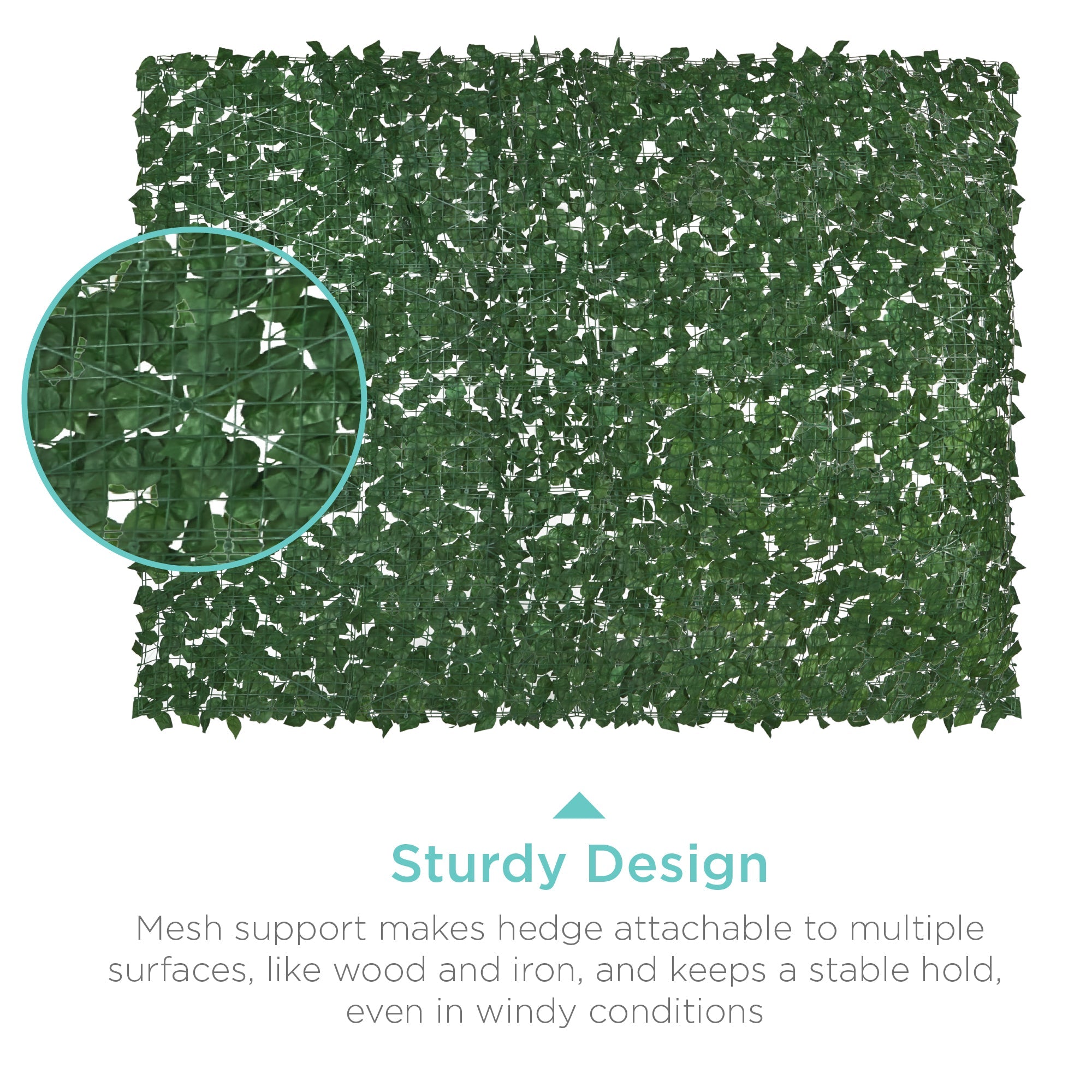 Outdoor Faux Ivy Privacy Screen Fence