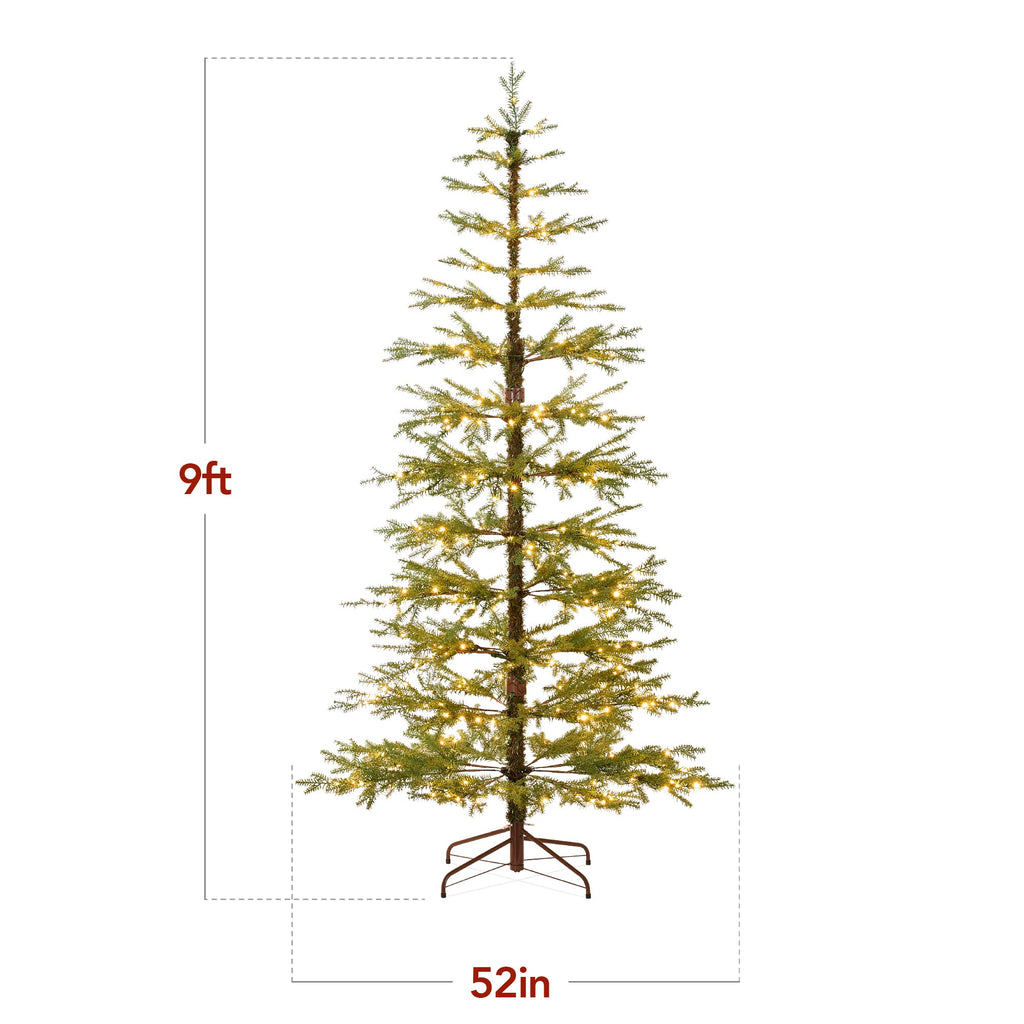 Pre-Lit Sparse Christmas Tree w/ 2-in-1 LED Lights, Cordless Connection