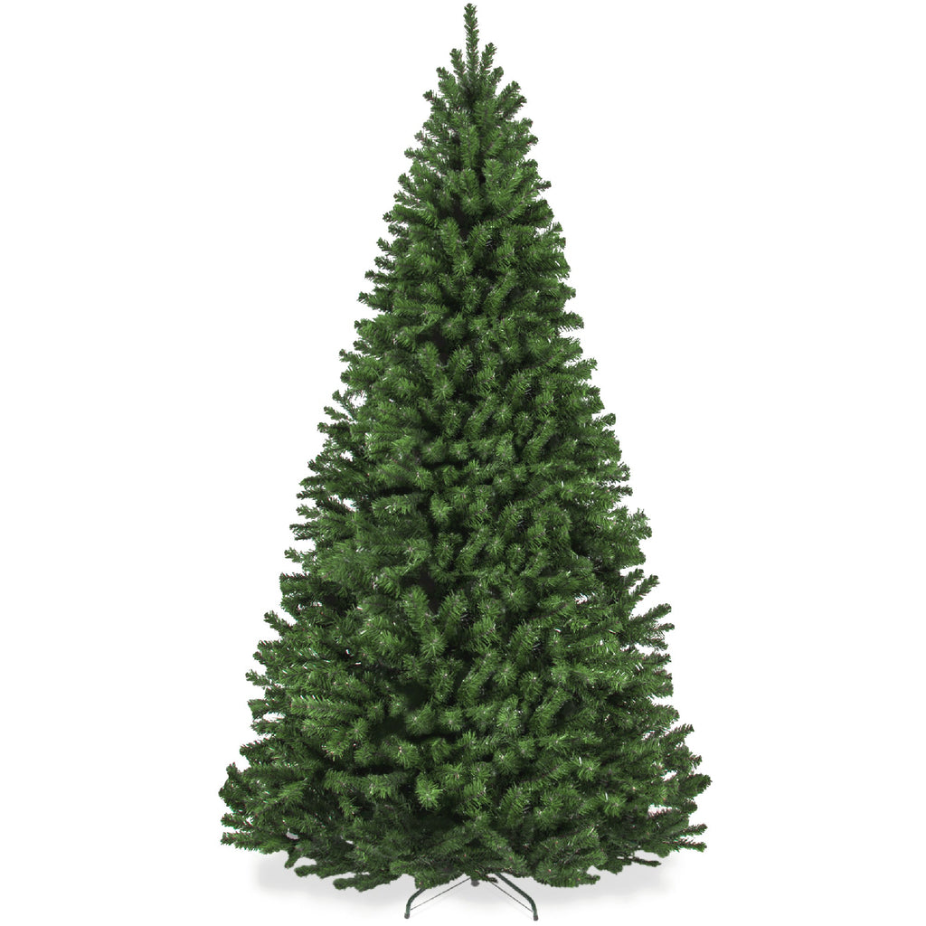 Unlit Artificial Green Spruce Christmas Tree, w/Easy Assembly