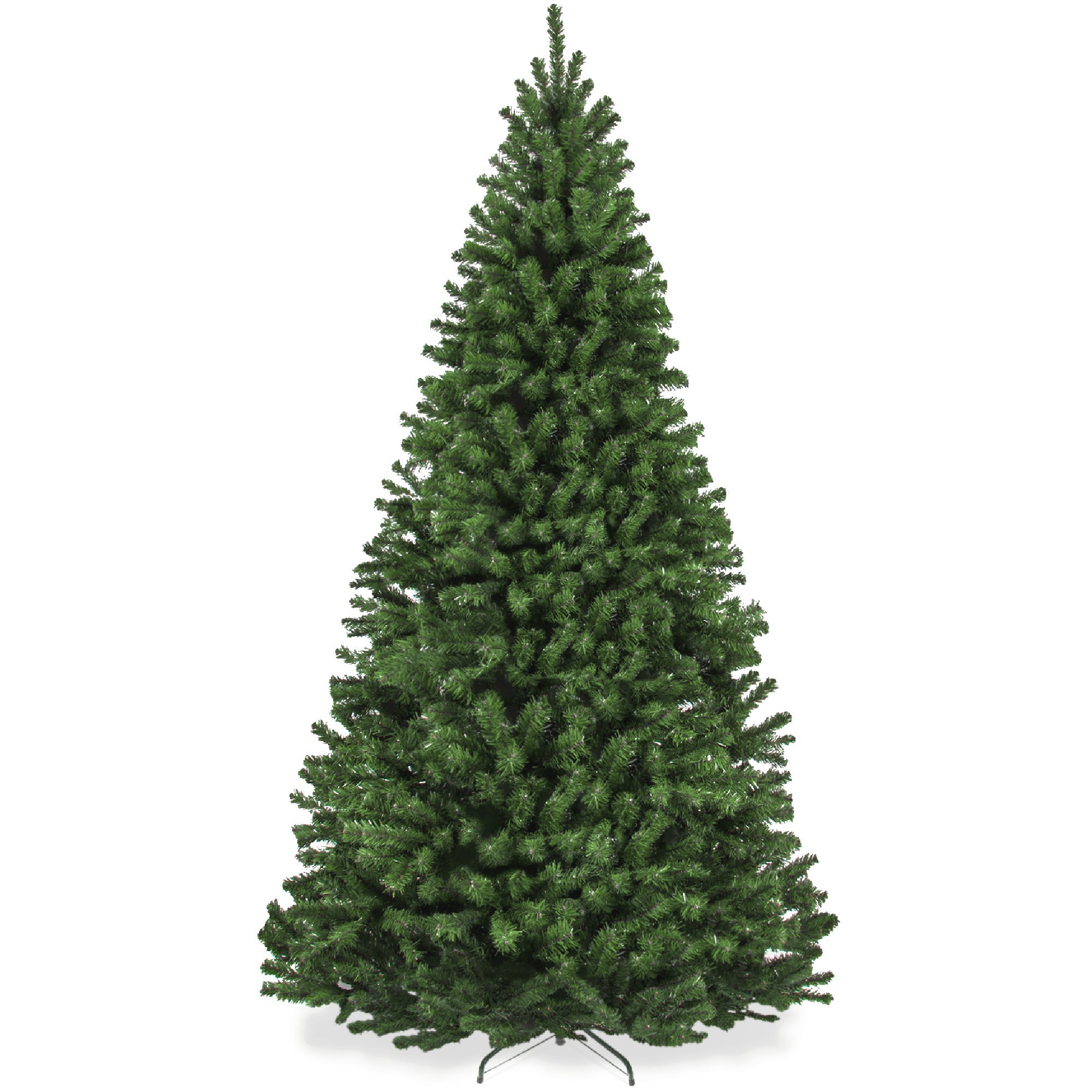Unlit Artificial Green Spruce Christmas Tree, w/Easy Assembly