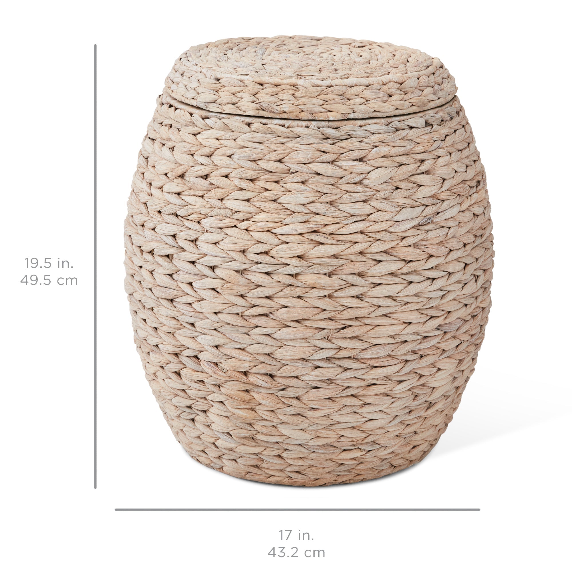 Multipurpose Hyacinth Storage Tote Basket