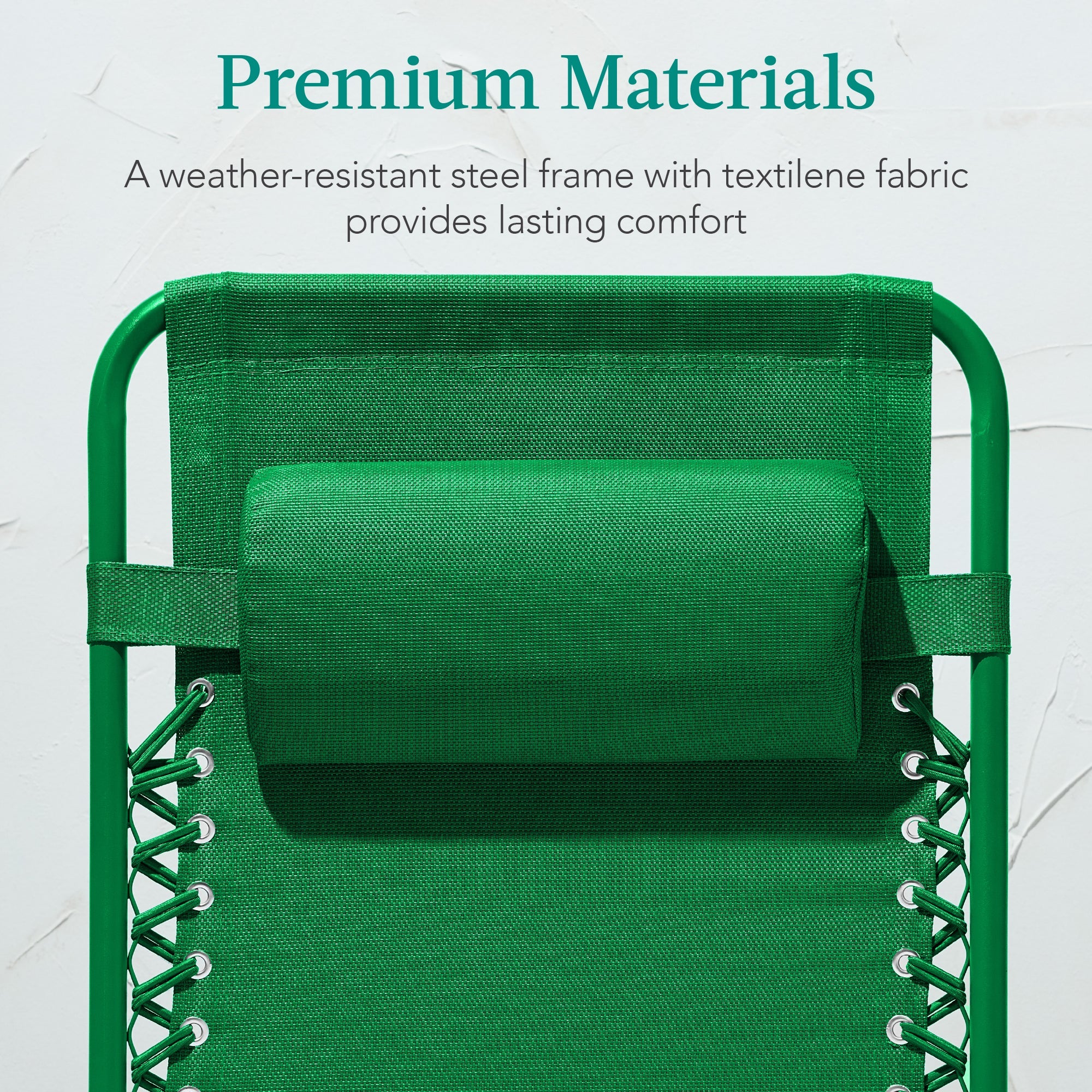 Monochromatic Zero Gravity Patio Chair Recliner w/ Side Tray, Headrest