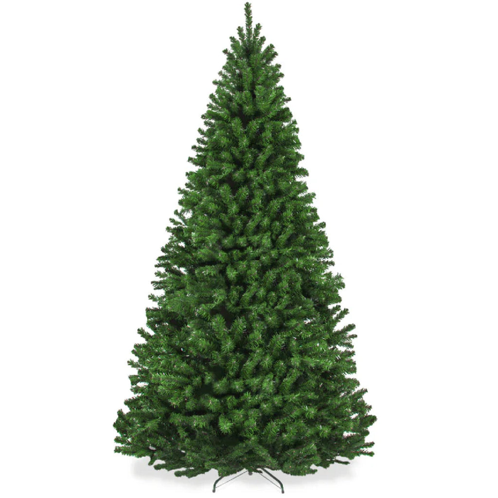 Unlit Artificial Green Spruce Christmas Tree, w/Easy Assembly
