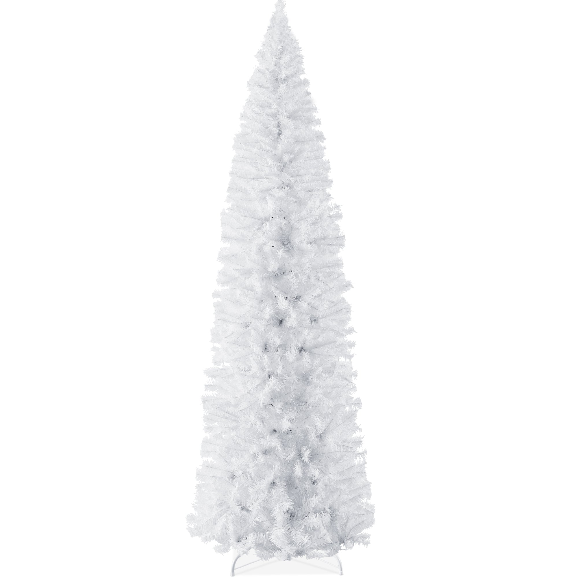 White Artificial Pencil Holiday Christmas Tree