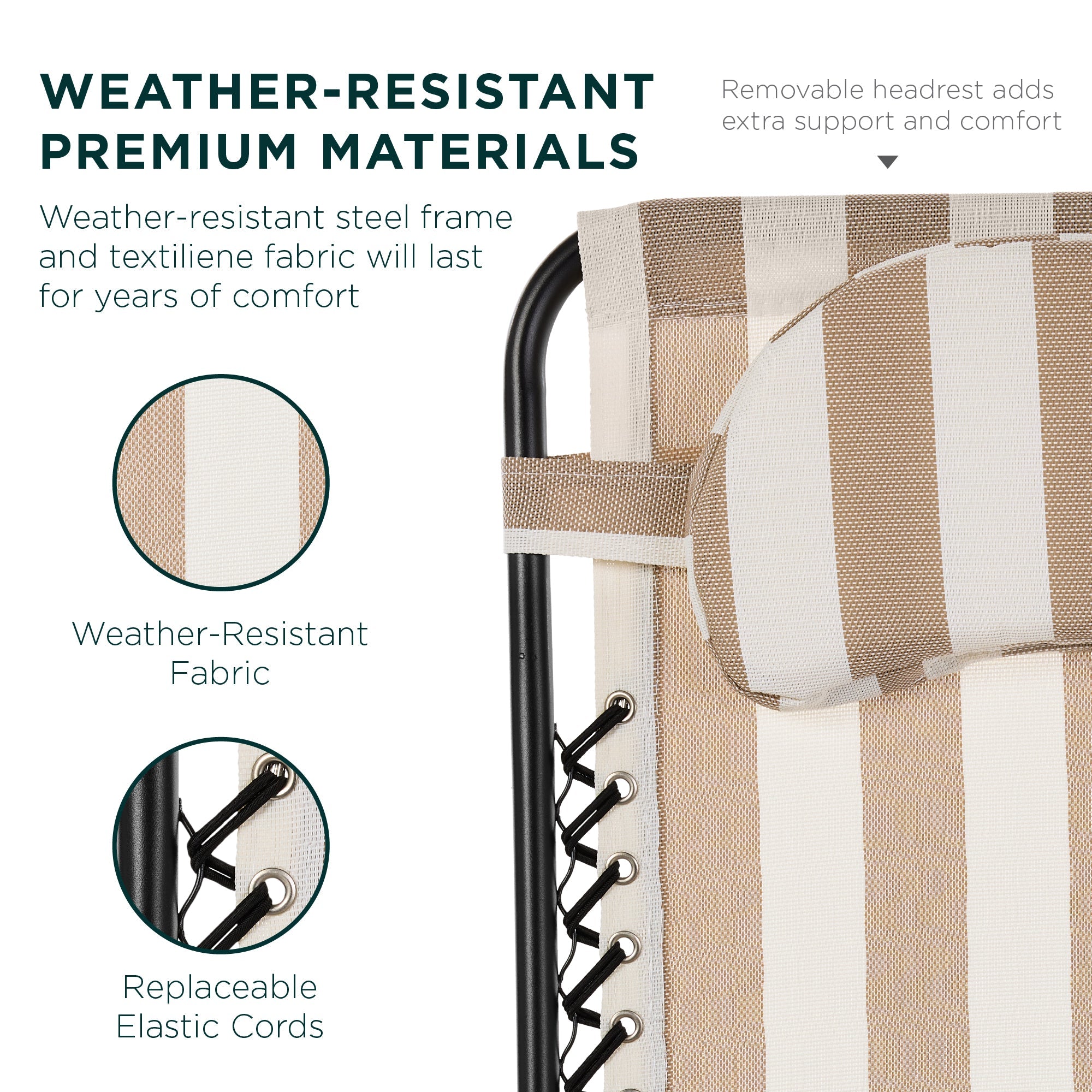 Oversized Reclining Zero Gravity Chair Lounger w/ Cup Holder, Pillow