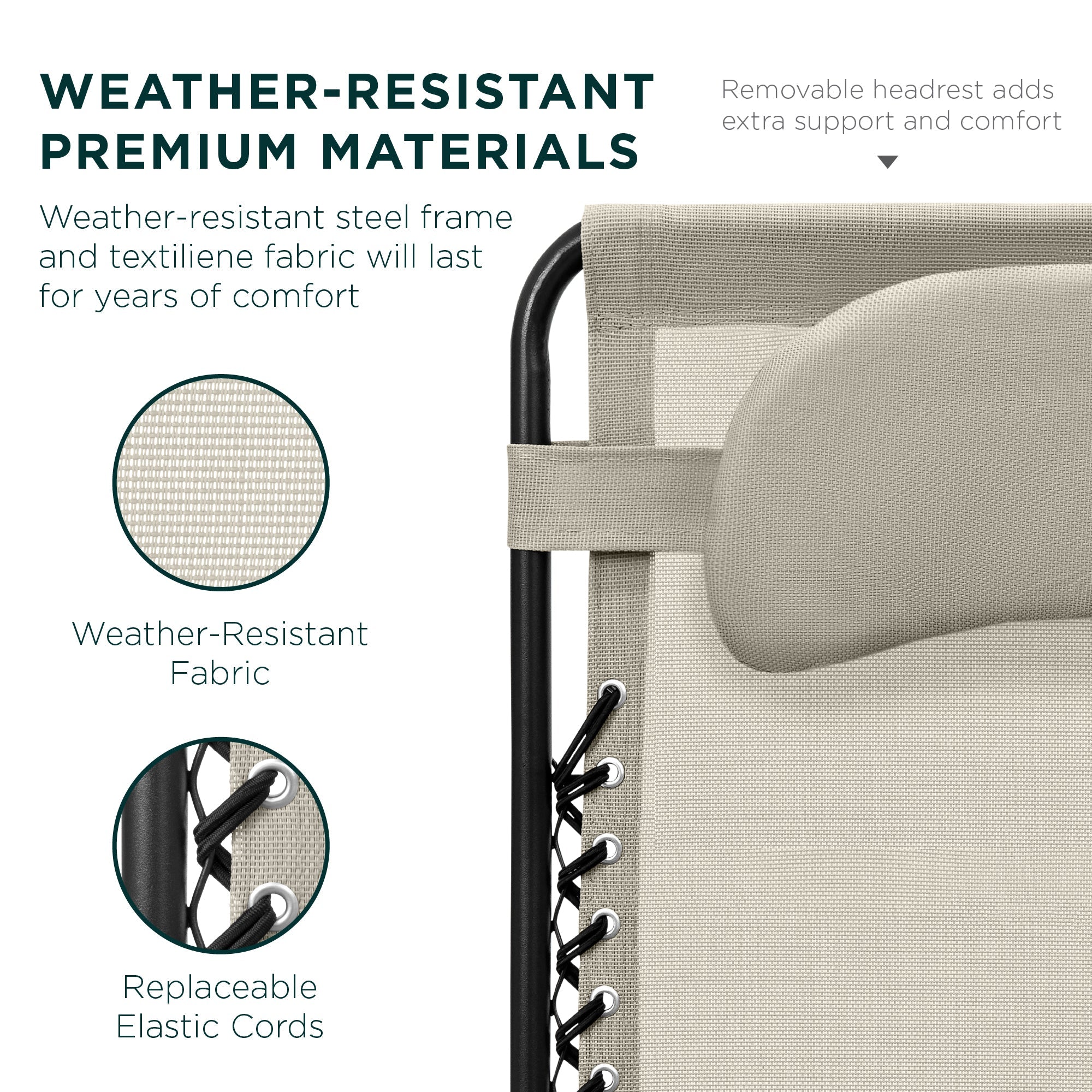 Oversized Reclining Zero Gravity Chair Lounger w/ Cup Holder, Pillow