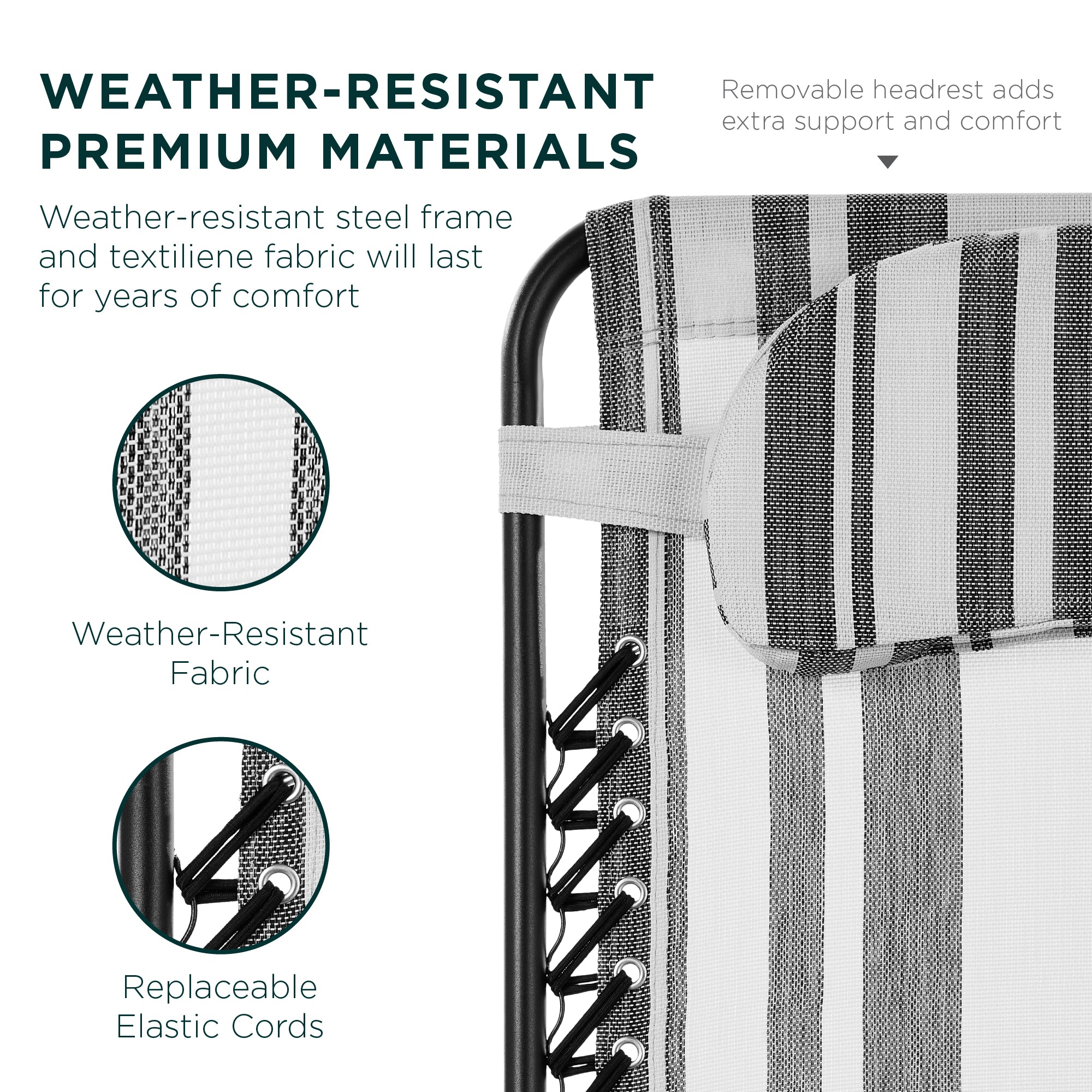 Oversized Reclining Zero Gravity Chair Lounger w/ Cup Holder, Pillow