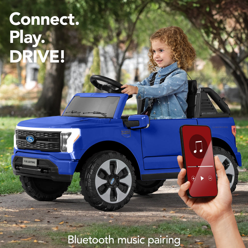12V Kids Ride On Car Officially Licensed Ford Lightning w/ Remote, 2 Speeds