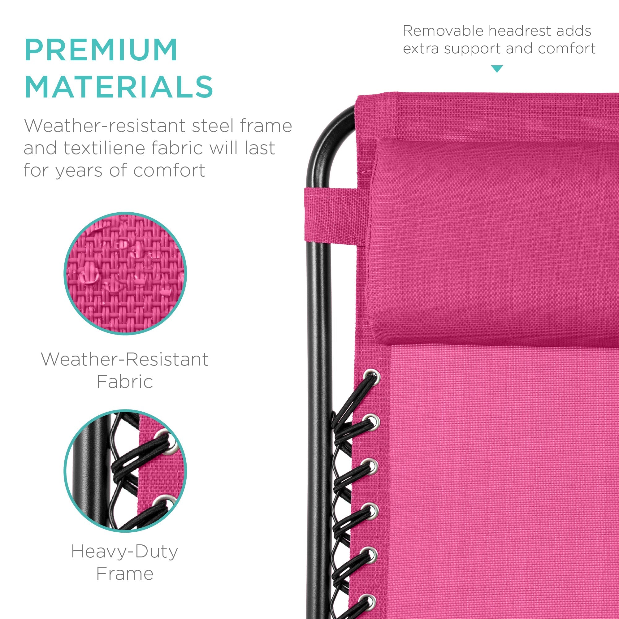 Set of 2 Adjustable Zero Gravity Patio Chair Recliners w/ Cup Holders