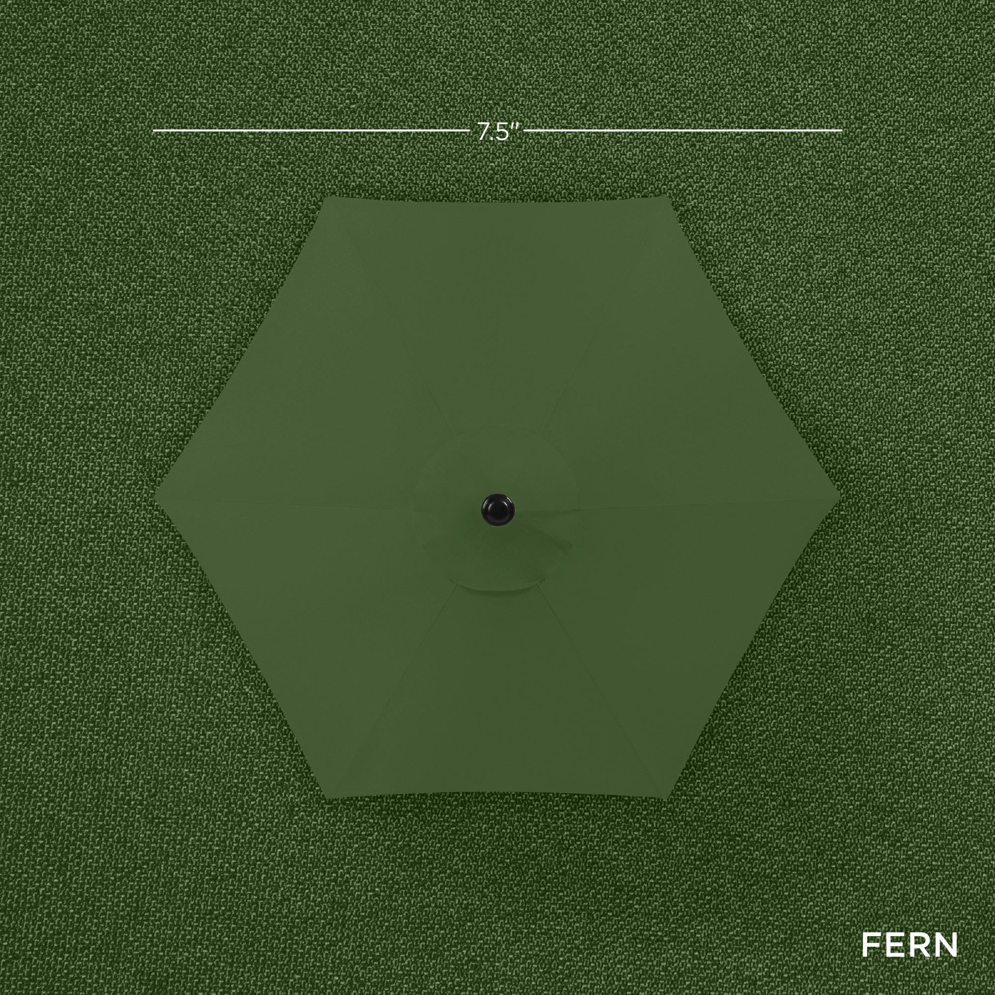 Outdoor Market Patio Umbrella w/ Push Button Tilt, Crank Lift - 7.5ft