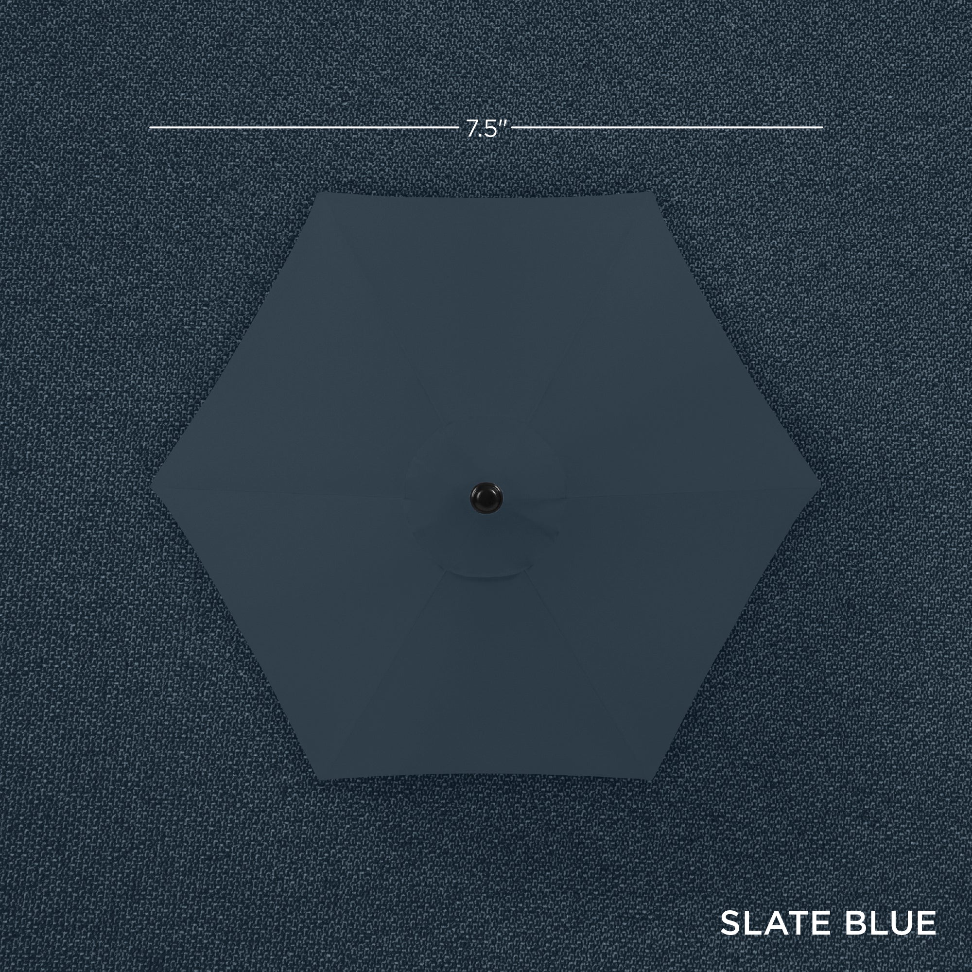 Outdoor Market Patio Umbrella w/ Push Button Tilt, Crank Lift - 7.5ft