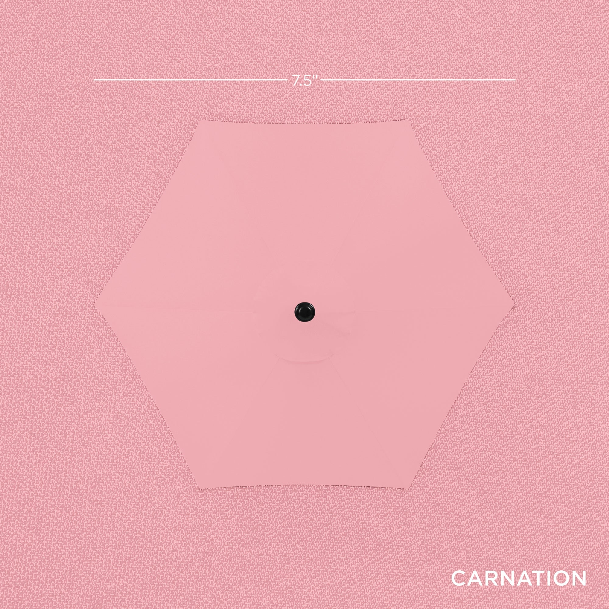 Outdoor Market Patio Umbrella w/ Push Button Tilt, Crank Lift - 7.5ft