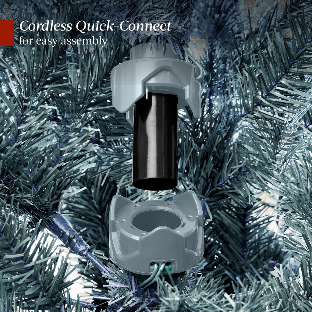 Pre-Lit Sparse Christmas Tree w/ 2-in-1 LED Lights, Cordless Connection