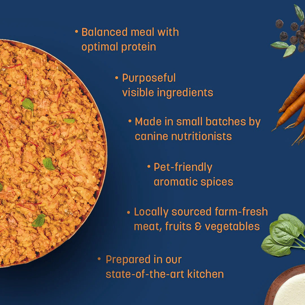 HUFT Sara's Wholesome Flavours Of India Chicken Biryani Dog Wet Food